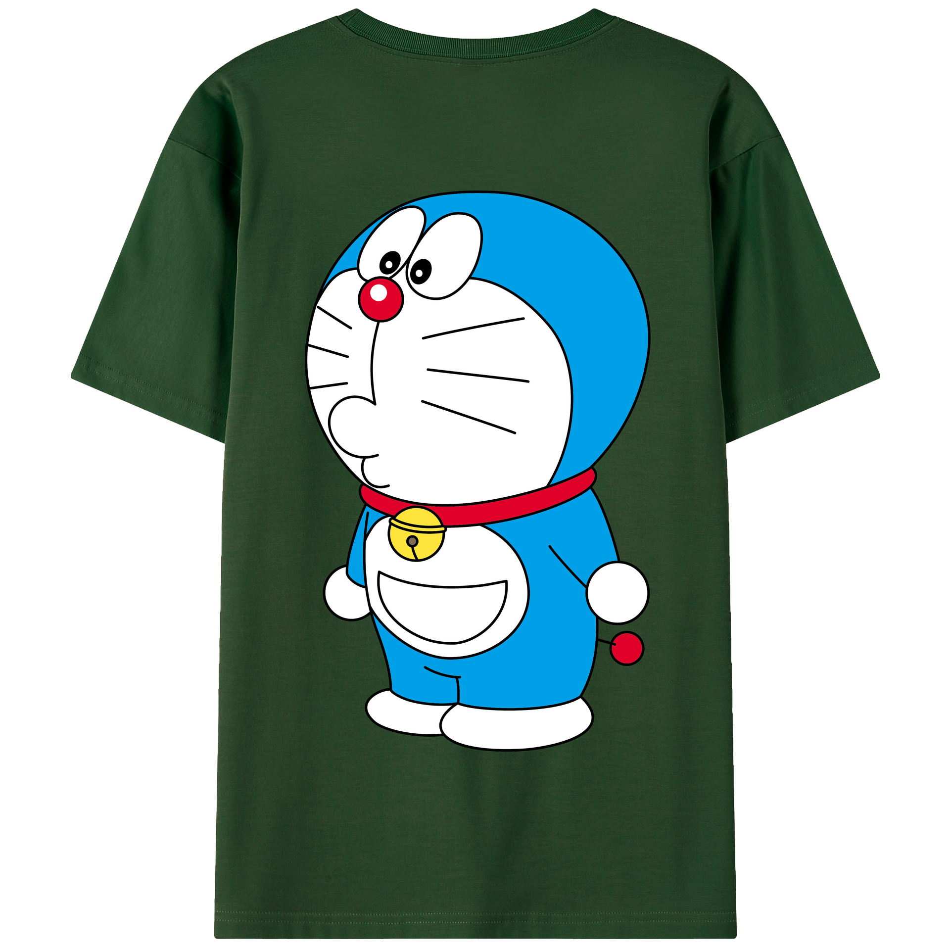 （画像用） ドラえもん Doraemon 綿100％半袖Tシャツ（背面プリント）